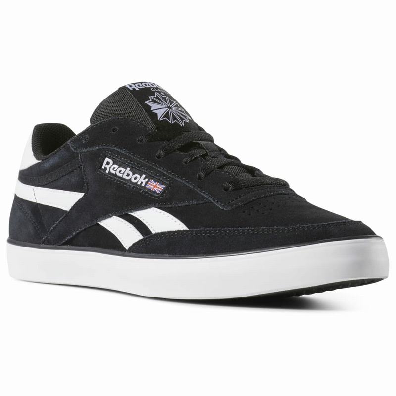 Tenisi Reebok Revenge Plus Mu Barbati Negrii/Albi Romania WU6158OJ